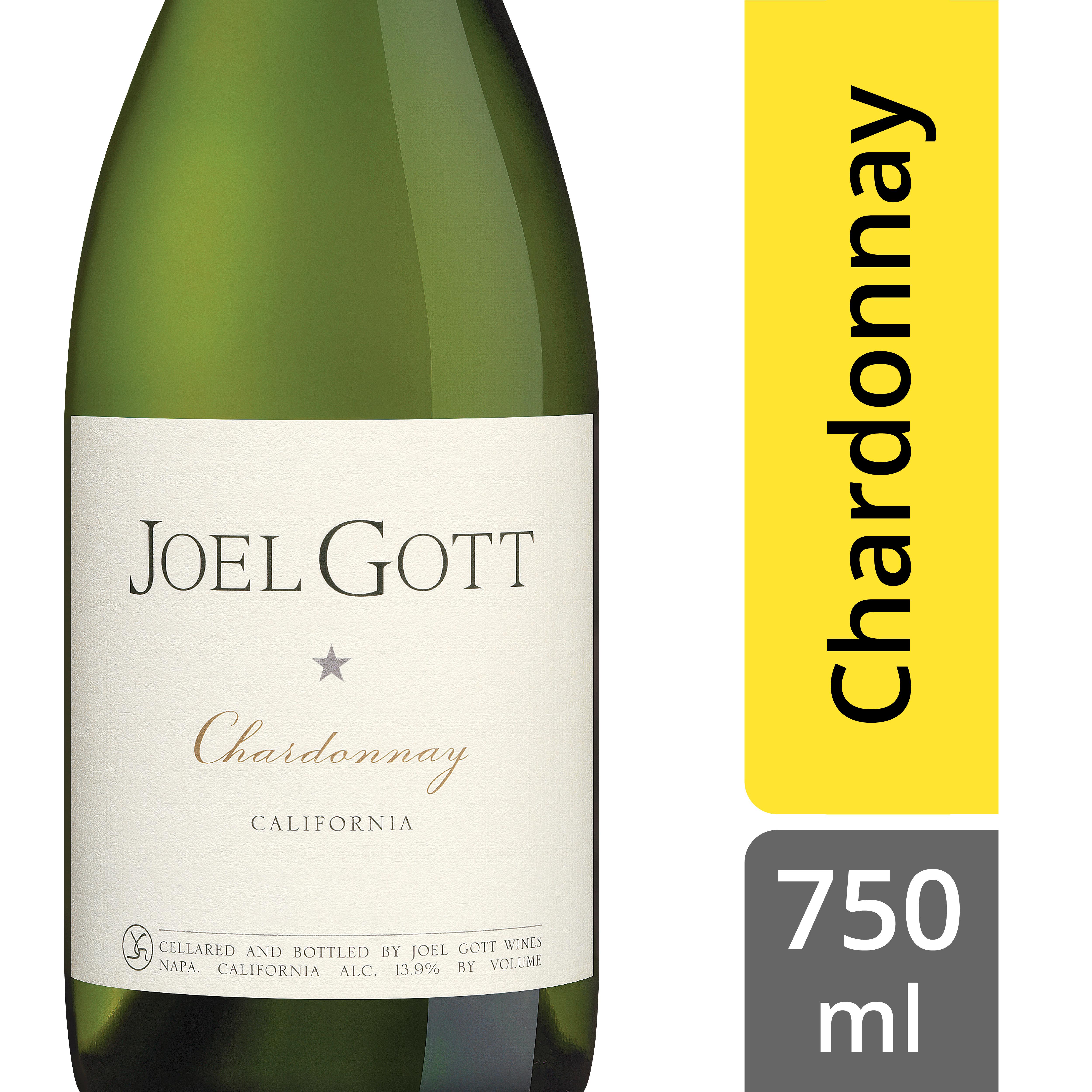 Joel Gott Chardonnay 2017 750ml.