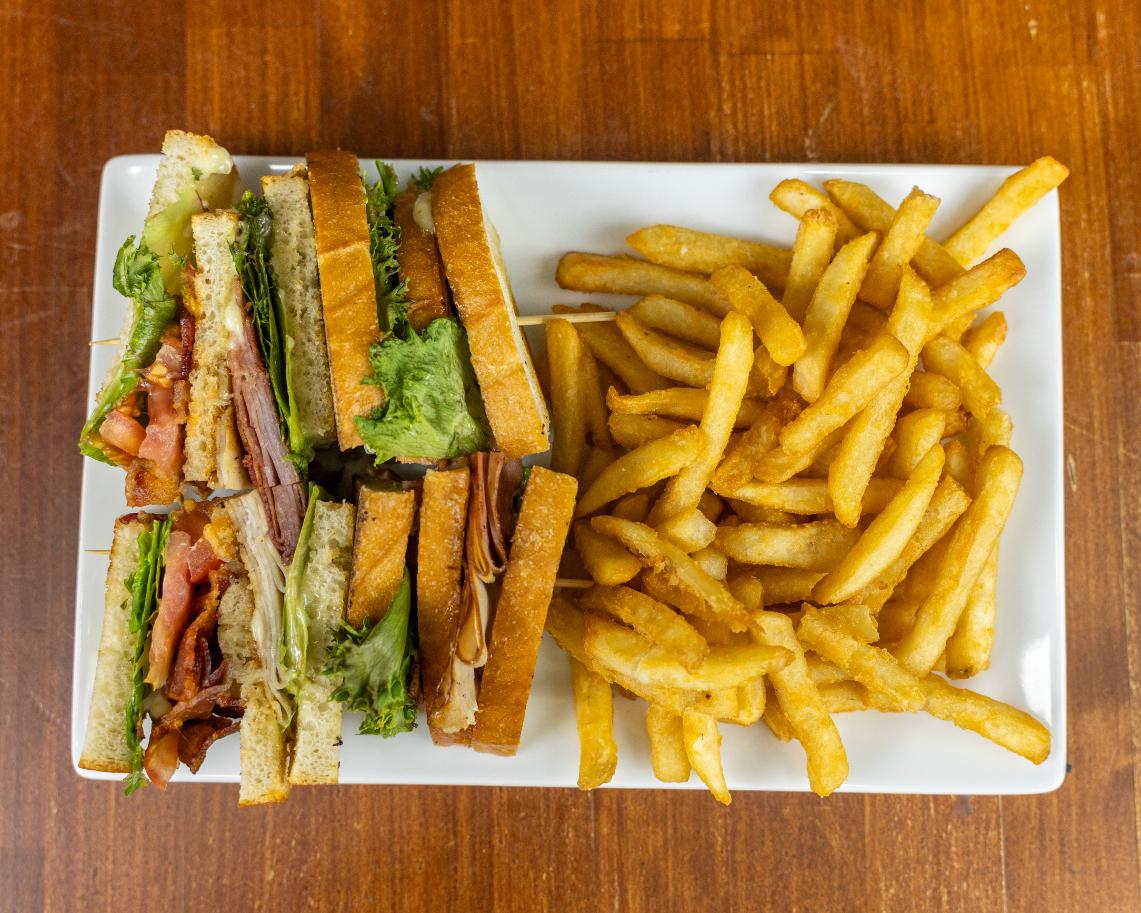 Mile High Club Sandwich.