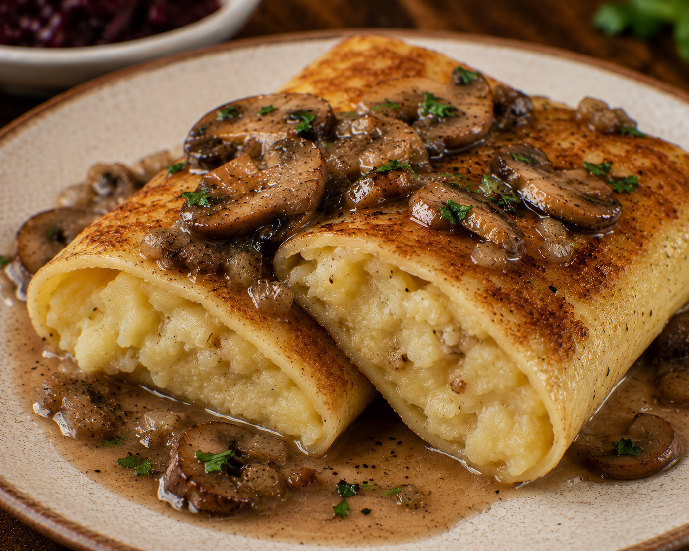 Potato Blintz.