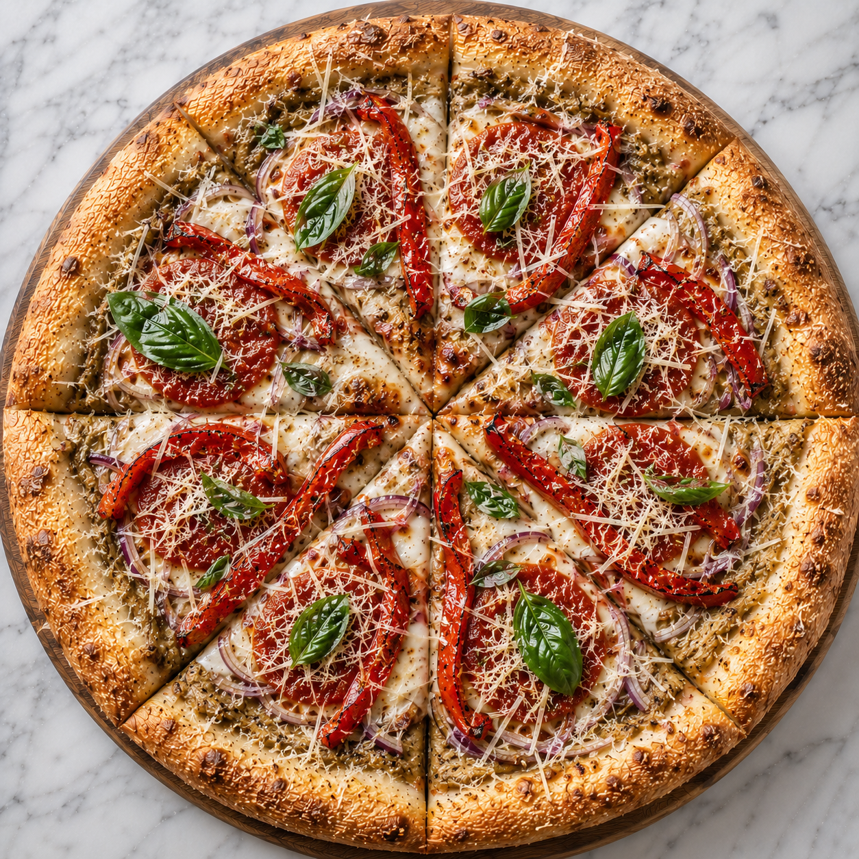 Eggplant Pizza.