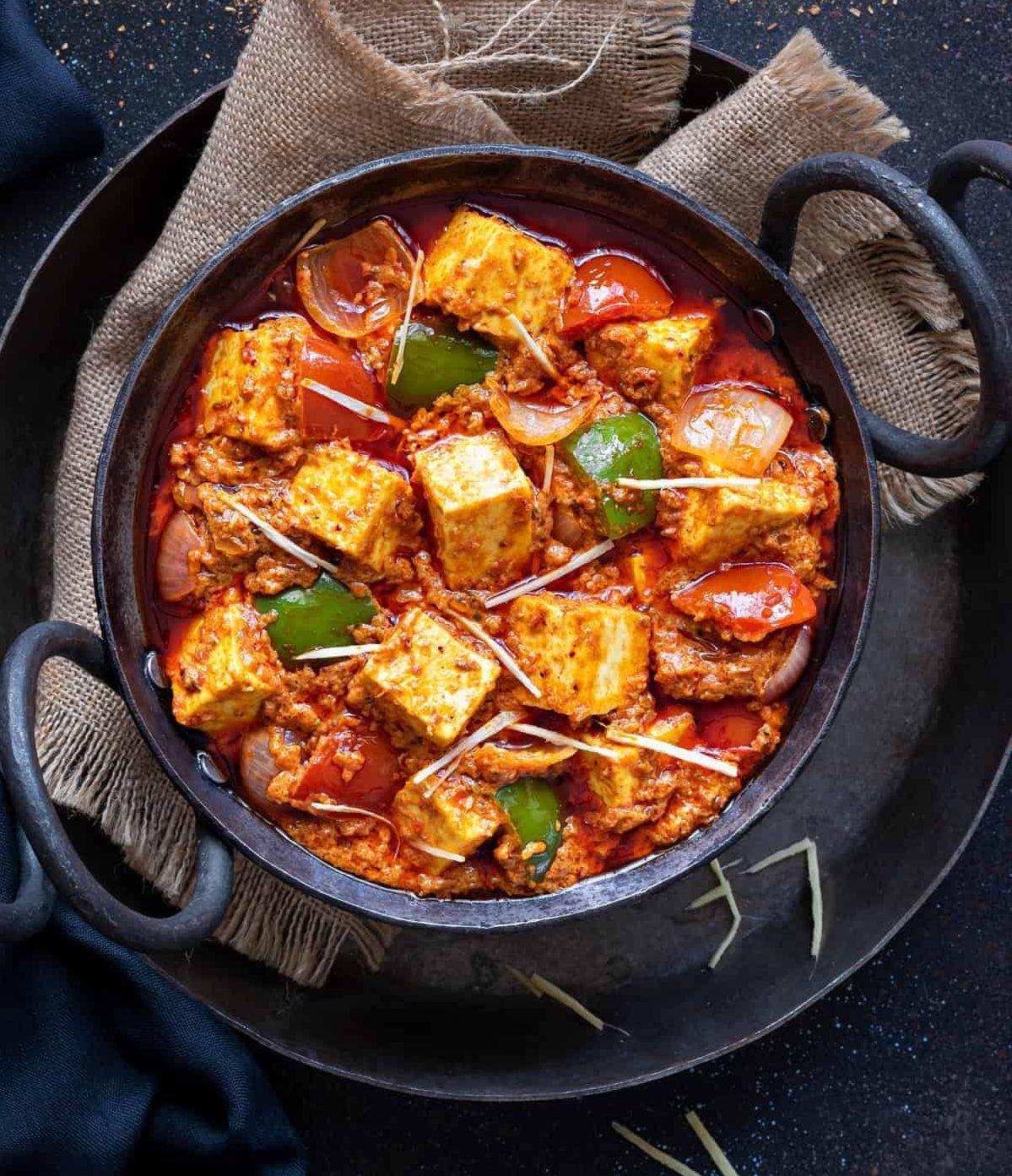 Kadhai Paneer.