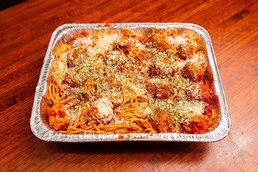 Spaghetti & Meatballs - Small Tray (16 meatballs).