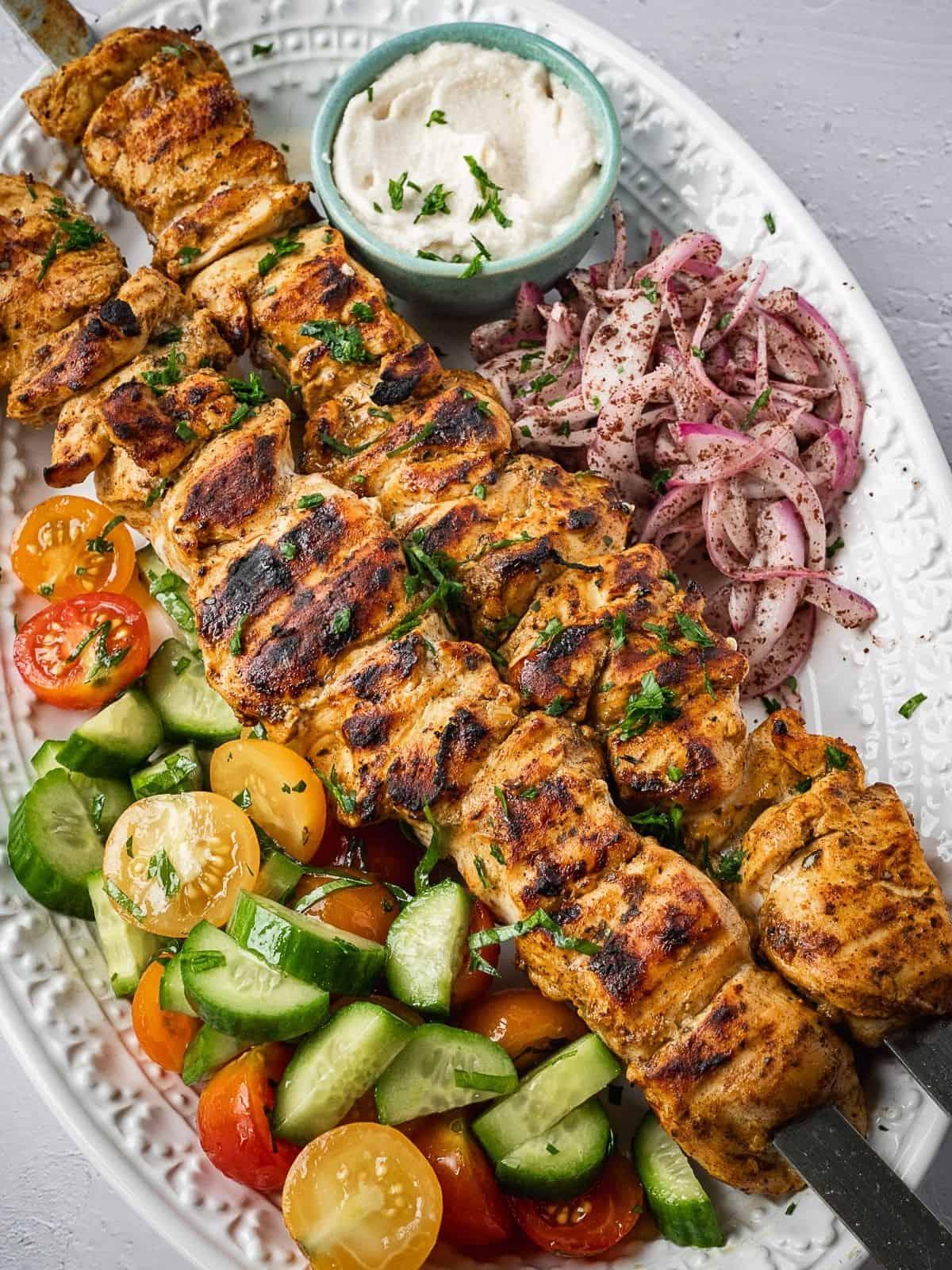 Shish Tawook Plate.