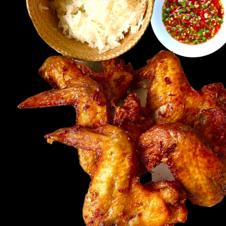 Chicken Wings/Sticky Rice.