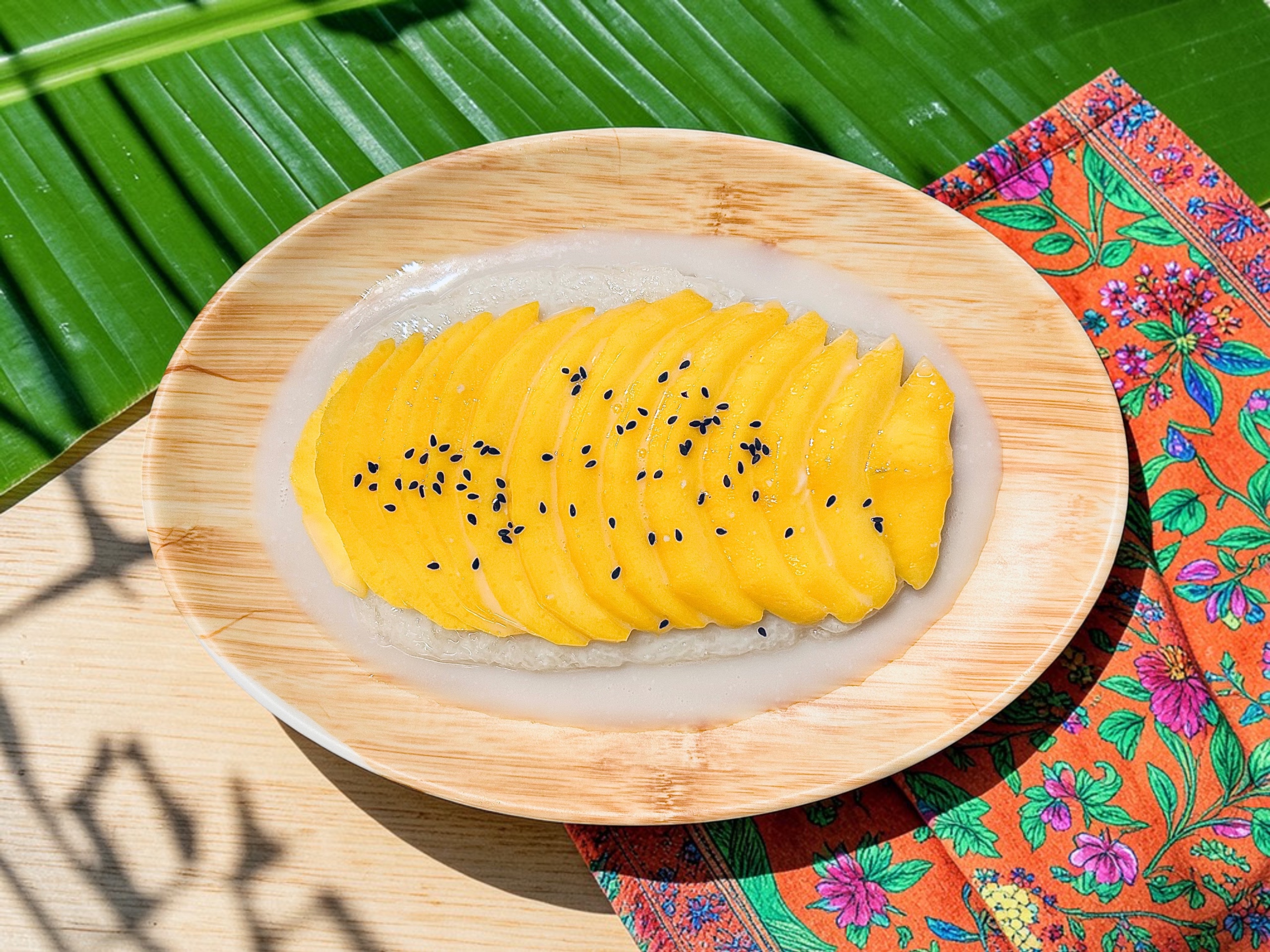 Mango Sticky Rice (Seasonal) ข้าวเหนียวมะม่วง.