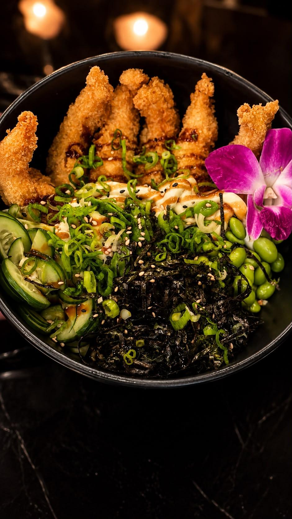 Crunch Wave Poke Bowl.