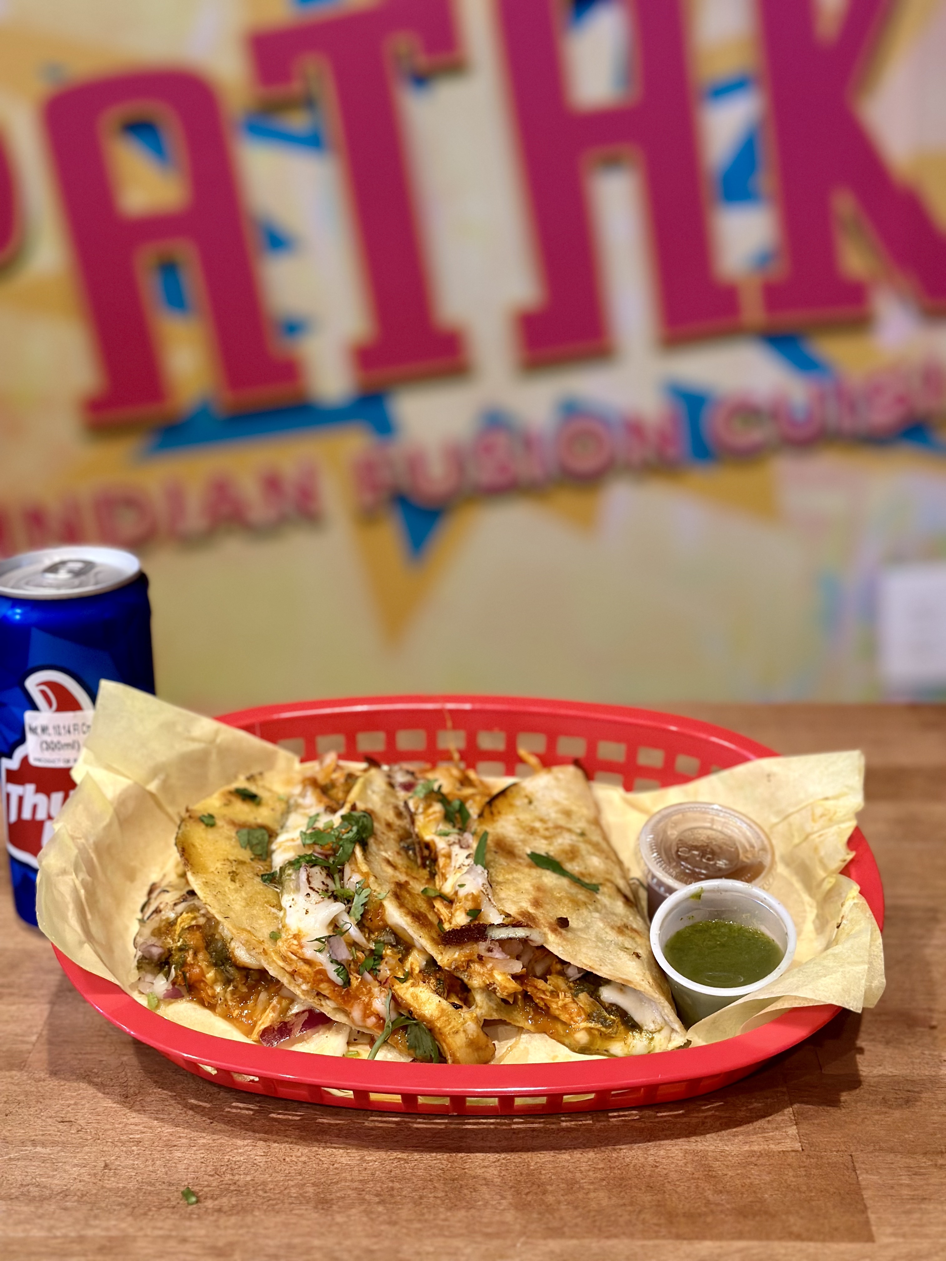 Chkn Tikka Masala Tacos.