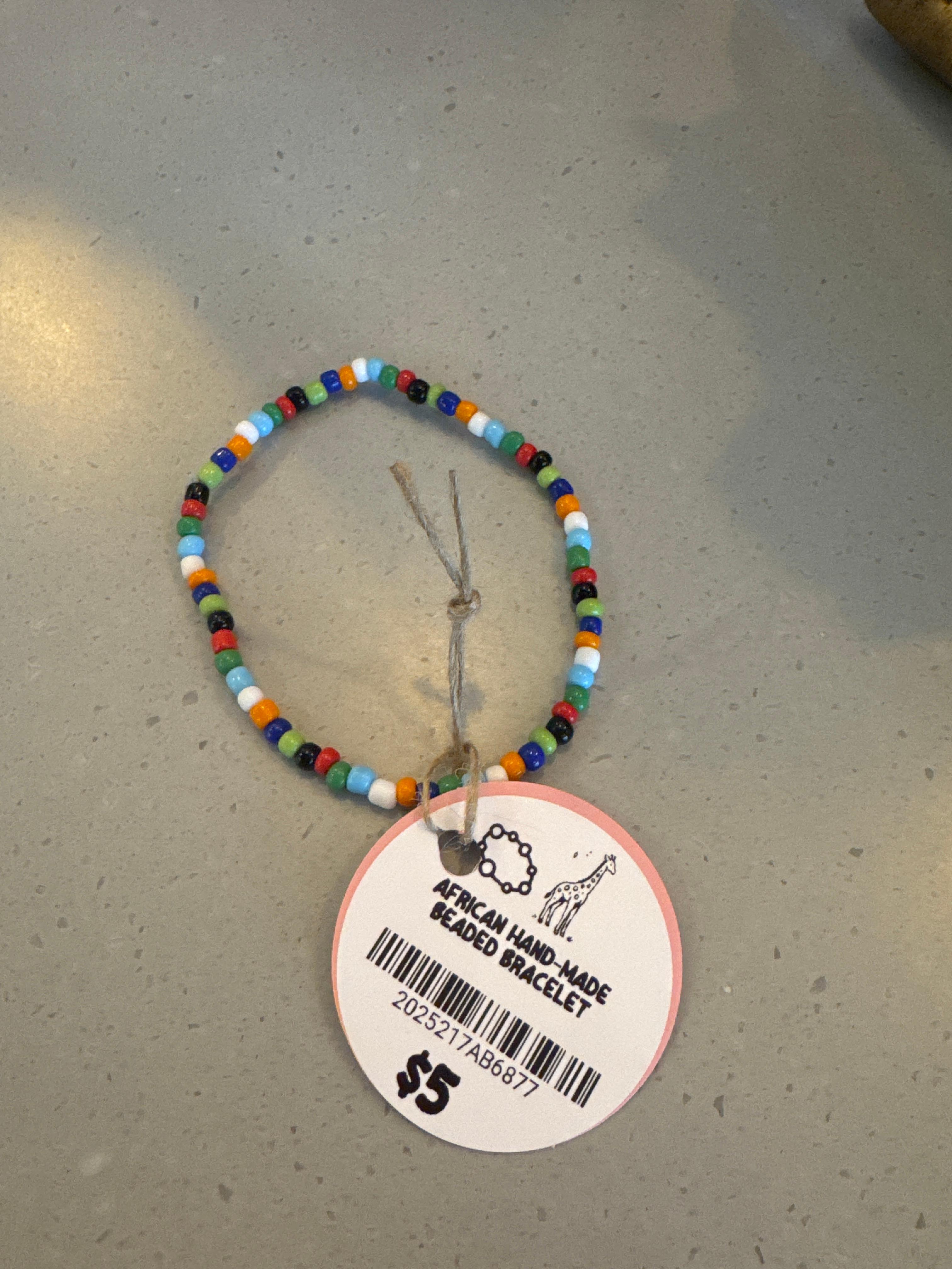 AFRICAN BEADED BRACELET TRADITIONAL.