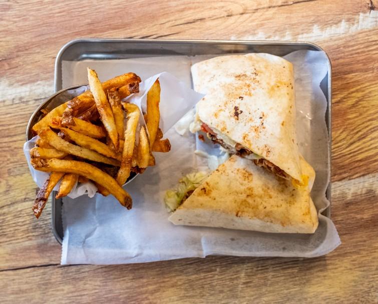 Grilled Chicken Strip Wrap.