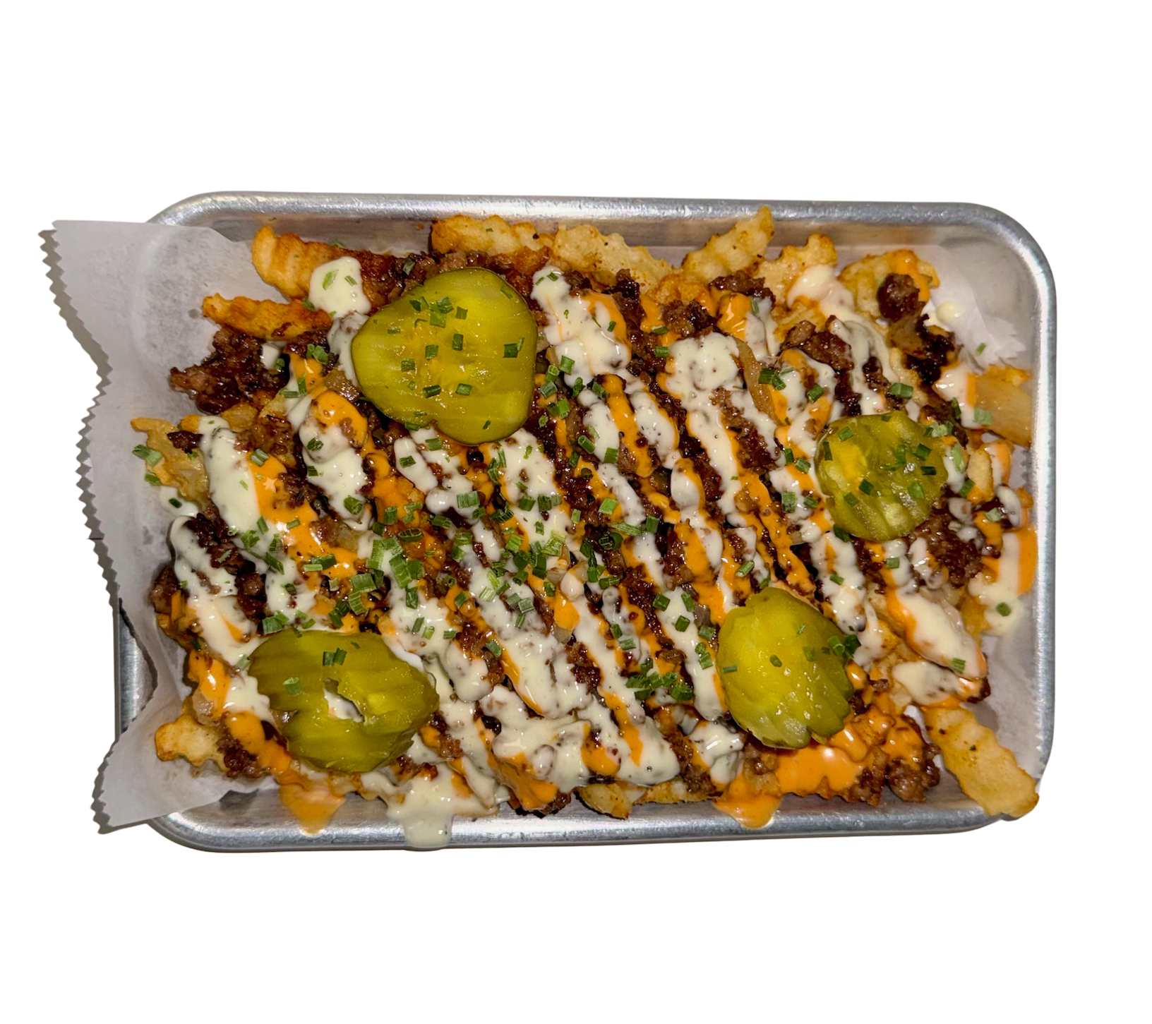 Double Burger Fries.