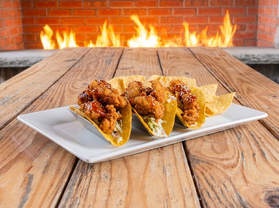 Bang Bang Shrimp Tacos.