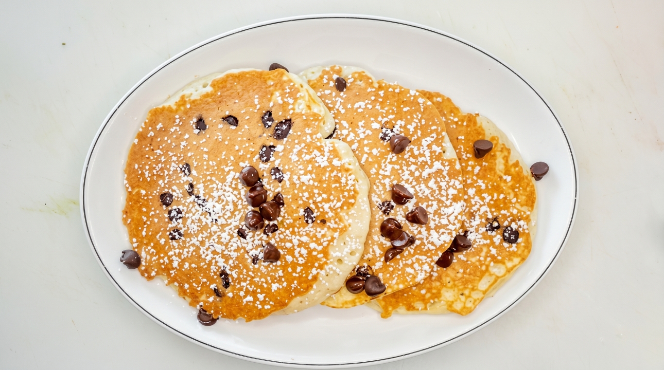 Chocolate Chip Pancakes.