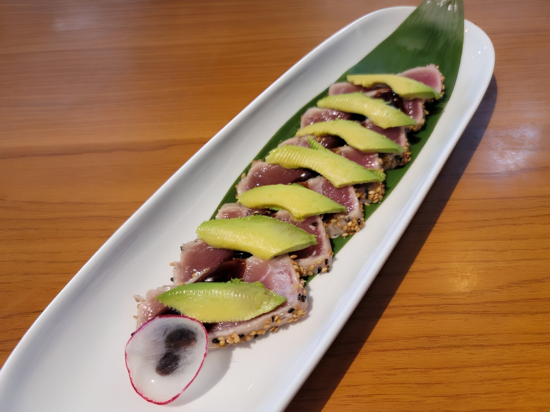 SA9-TATAKI SEARED TUNA CARPACCIO.