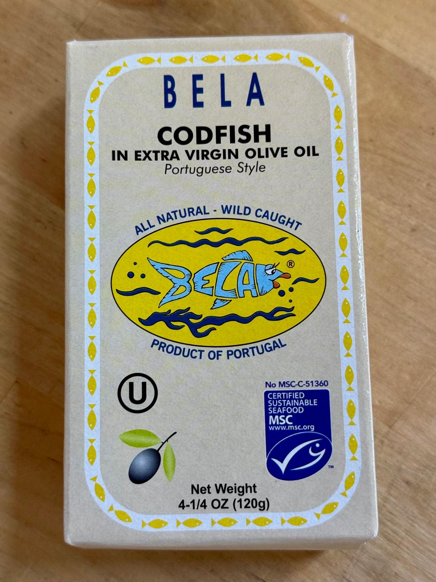 Bela Codfish in EVOO.