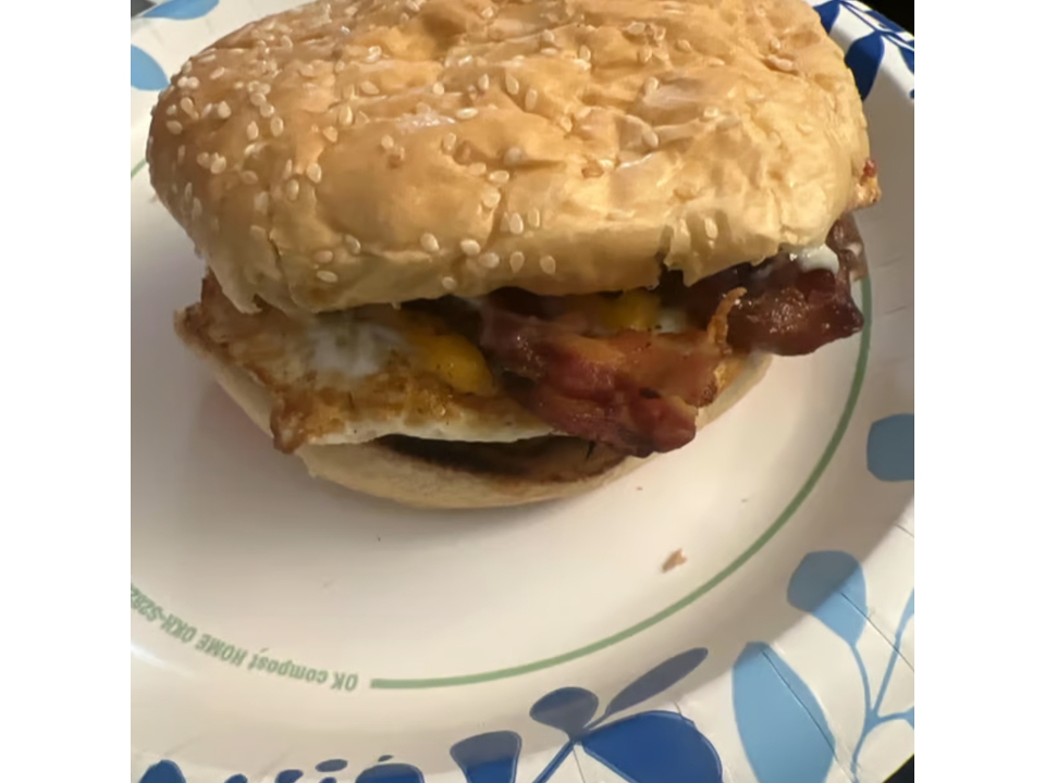 Breakfast Burger.