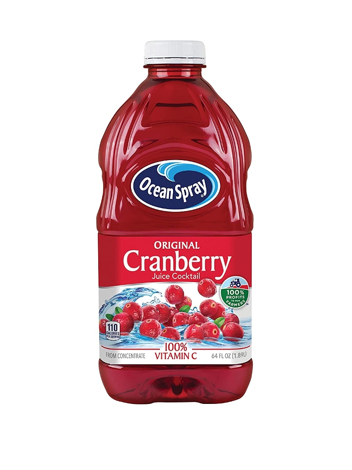 Cranberry Juice.