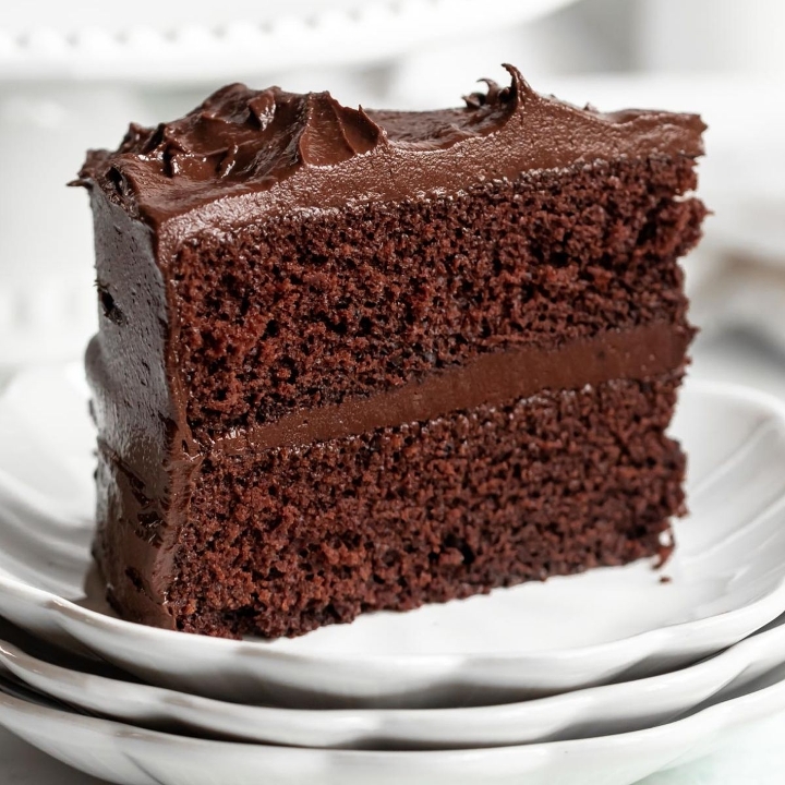 Chocolate Cake Slice.