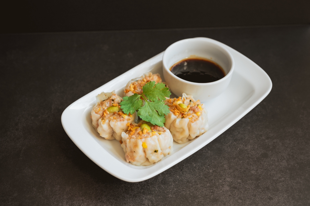 Rock Shrimp & Pork Dumpling.