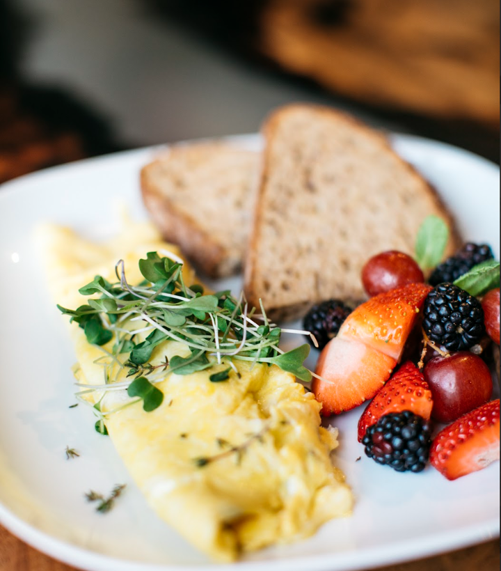 Fresh Herbed Omelette.