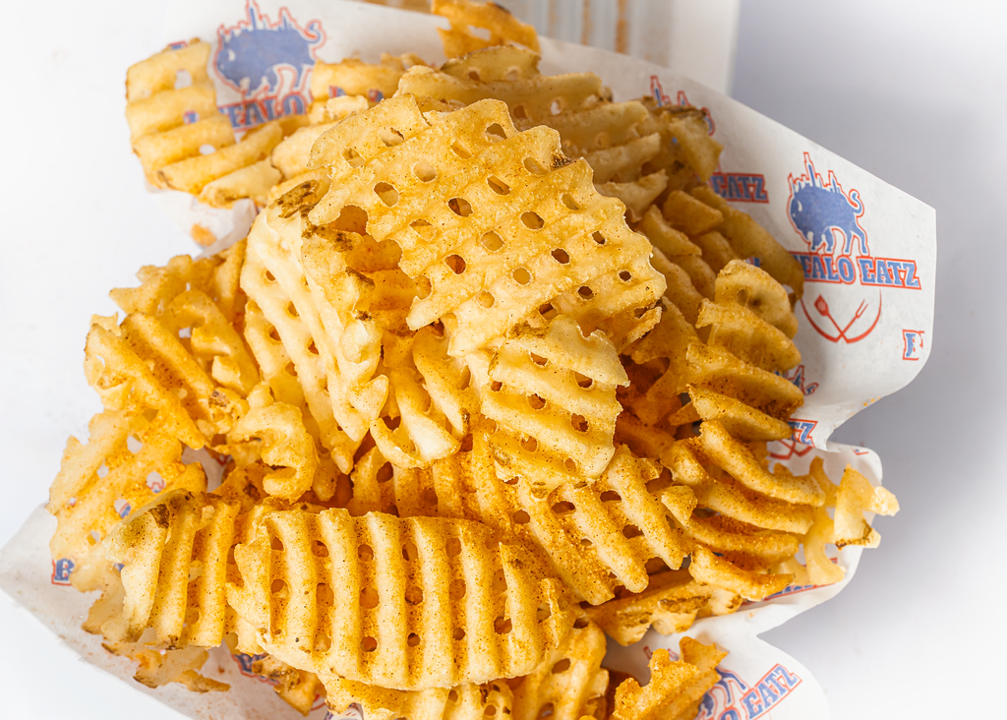 Large Seasoned Waffle Fries.