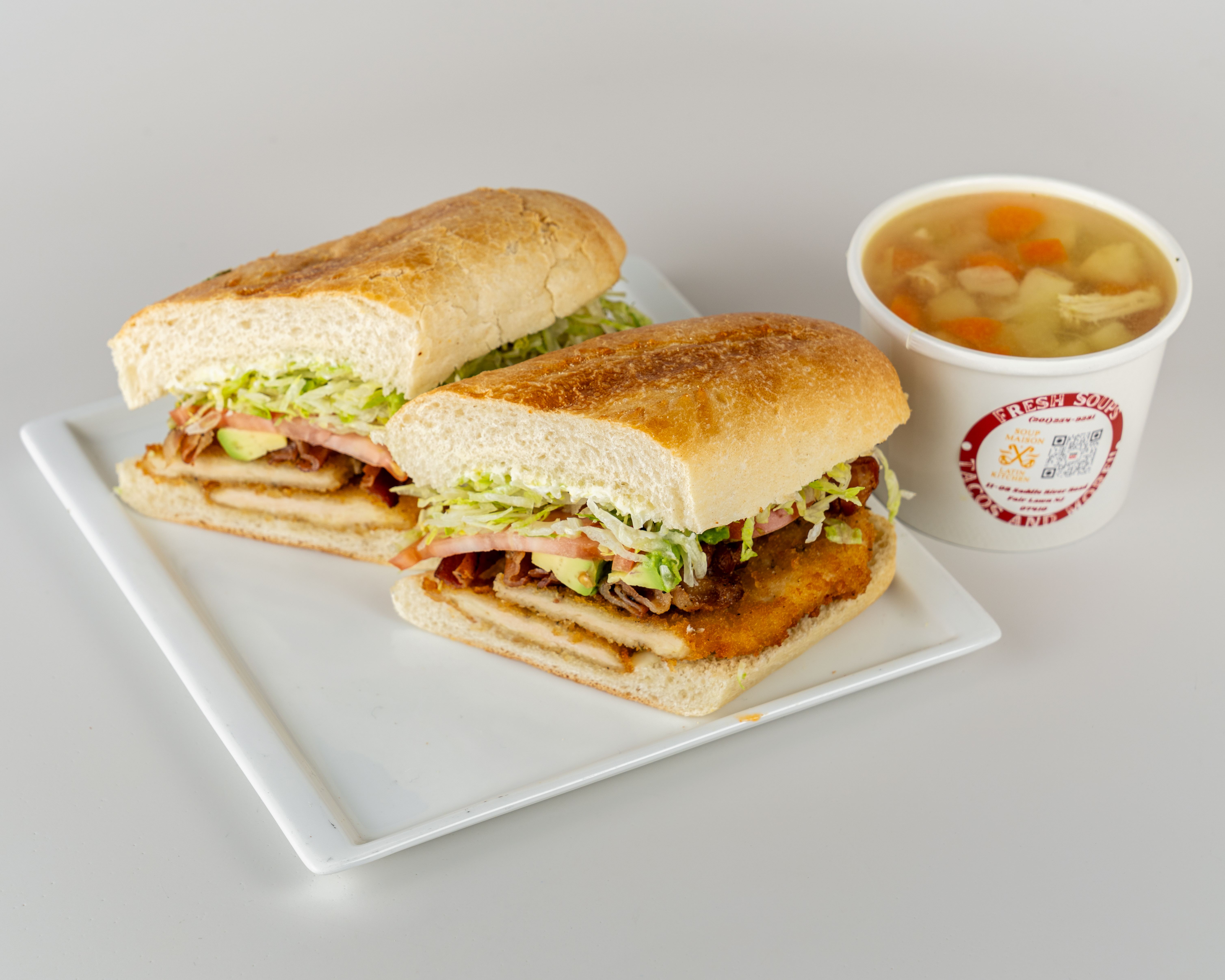 #33 Chicken Cutlet BLT Sandwich.