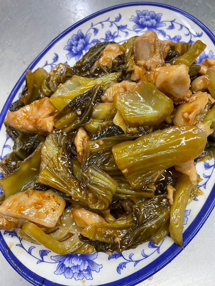 酸菜鸡 31.Chicken w/Sour Cabbage.