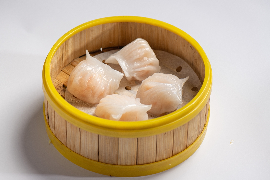 B-4 Shrimp Dumplings (4 PCs) 虾饺.