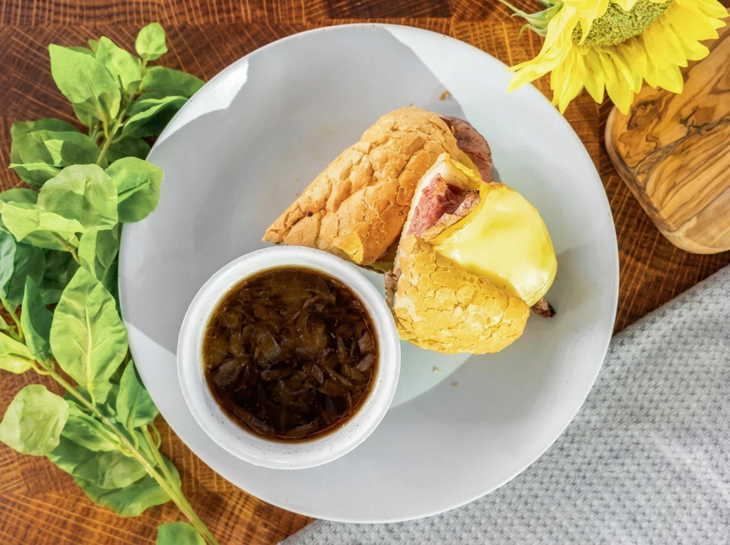 Smoked Brisket French Dip.