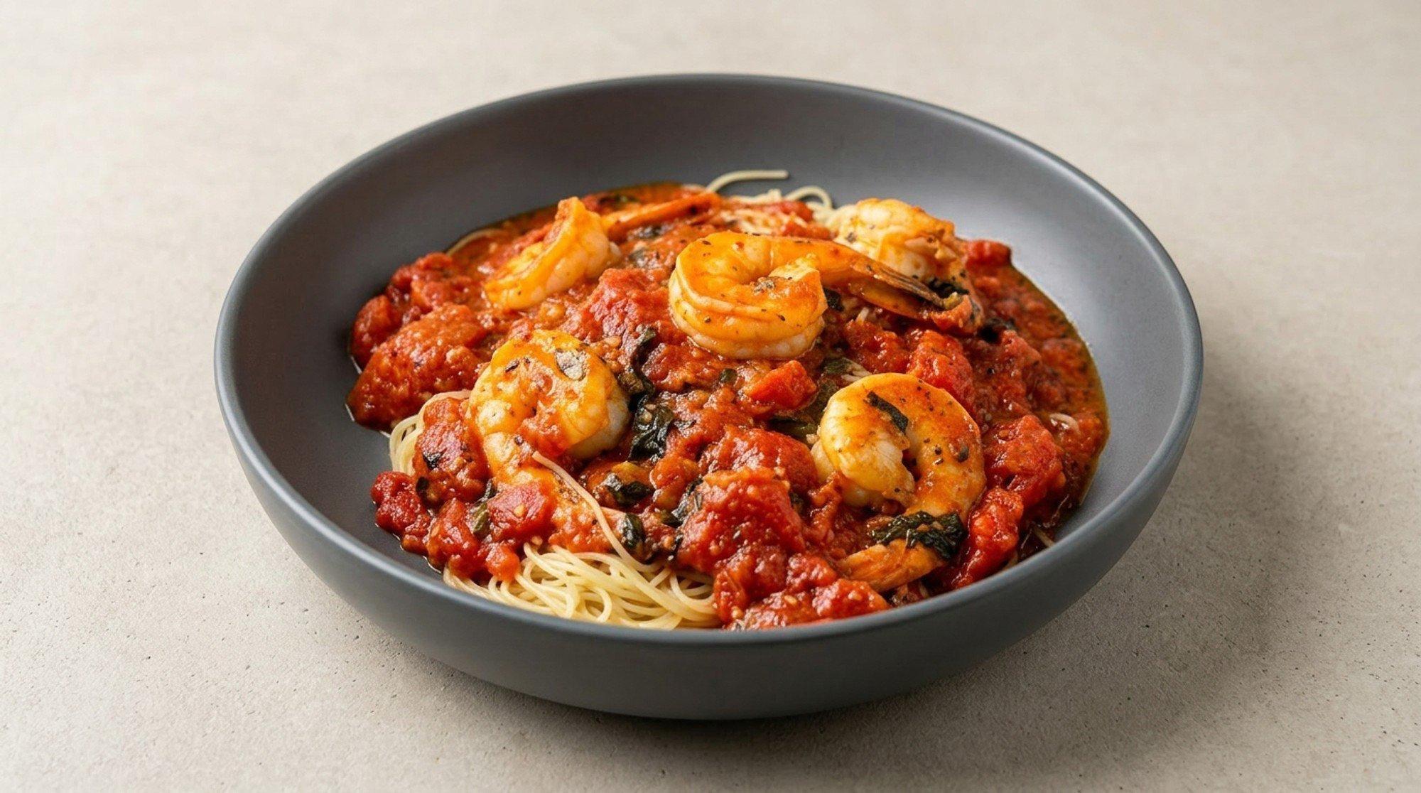 Shrimp Fra Diavolo.