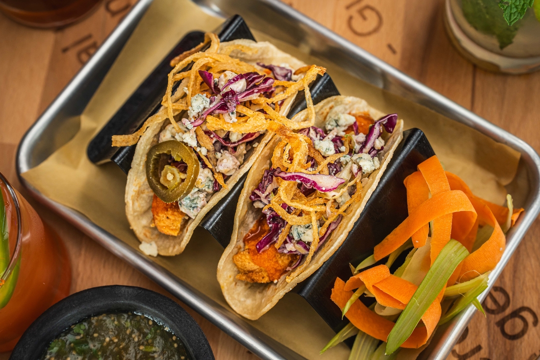 BUFFALO CHICKEN TACO.