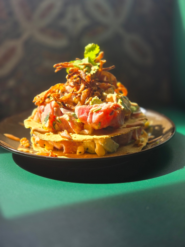 2 Story Tuna Tostada.