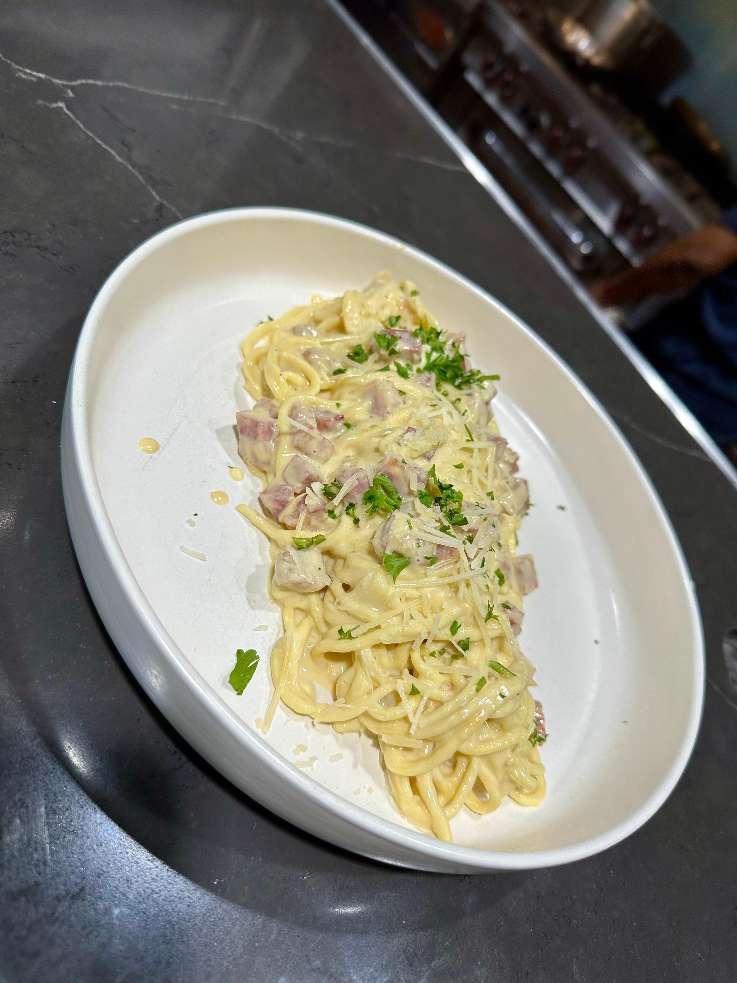 Carbonara Spaghetti.