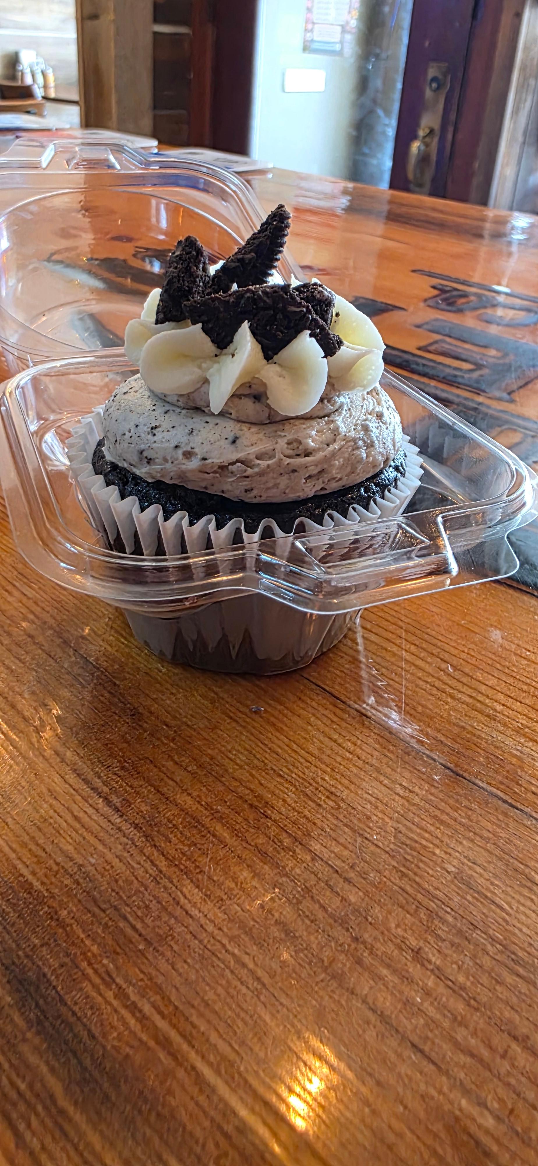Oreo cupcake.