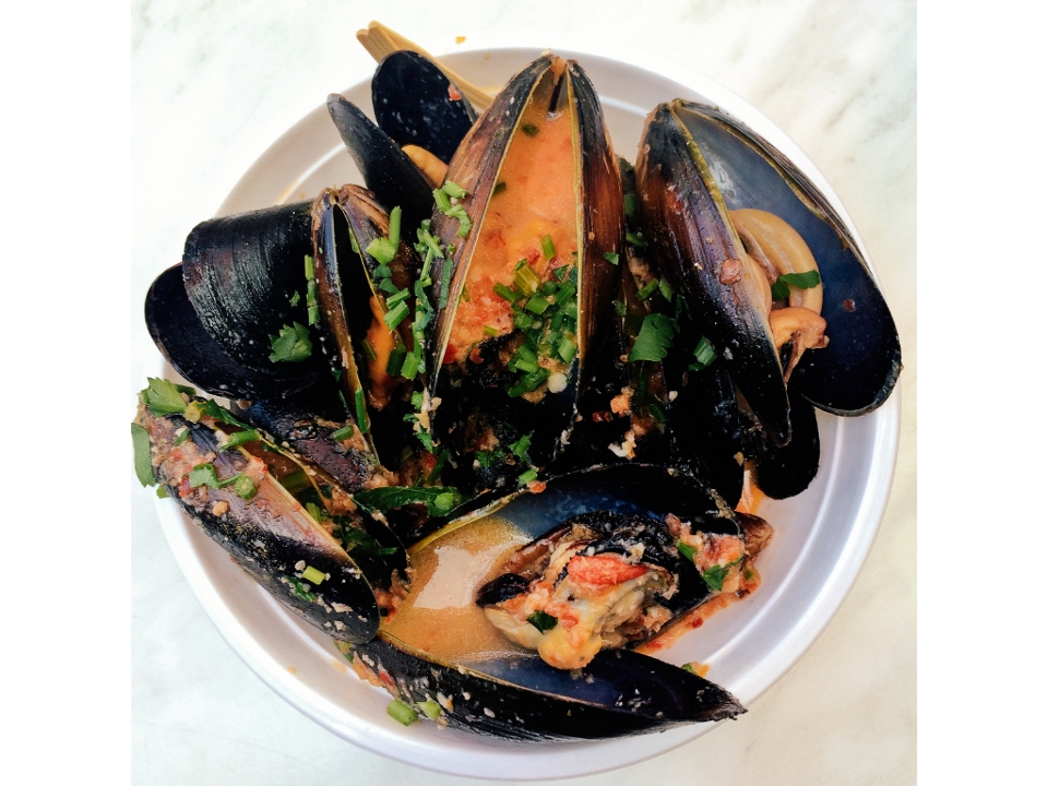 Fresh Mussels.