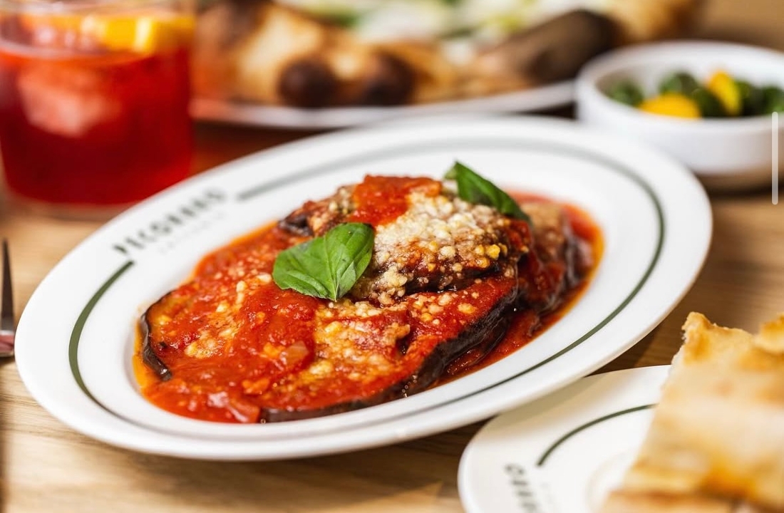 EGGPLANT PARMIGIANA.