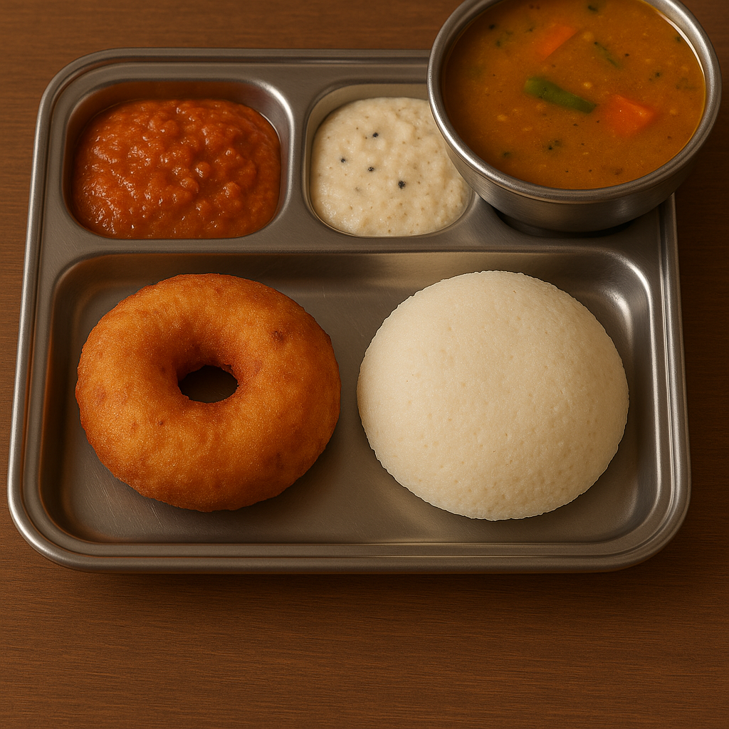 Idli Vada Combo (1 + 1).