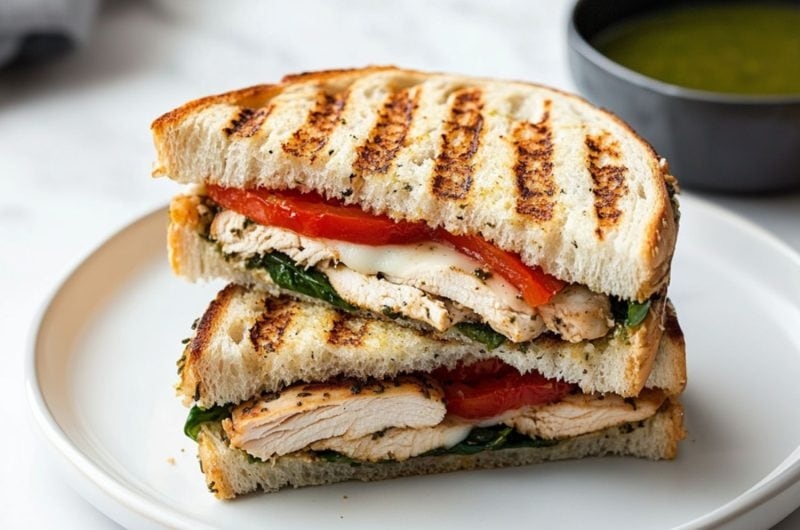 Grilled Chicken and Bacon Panini.