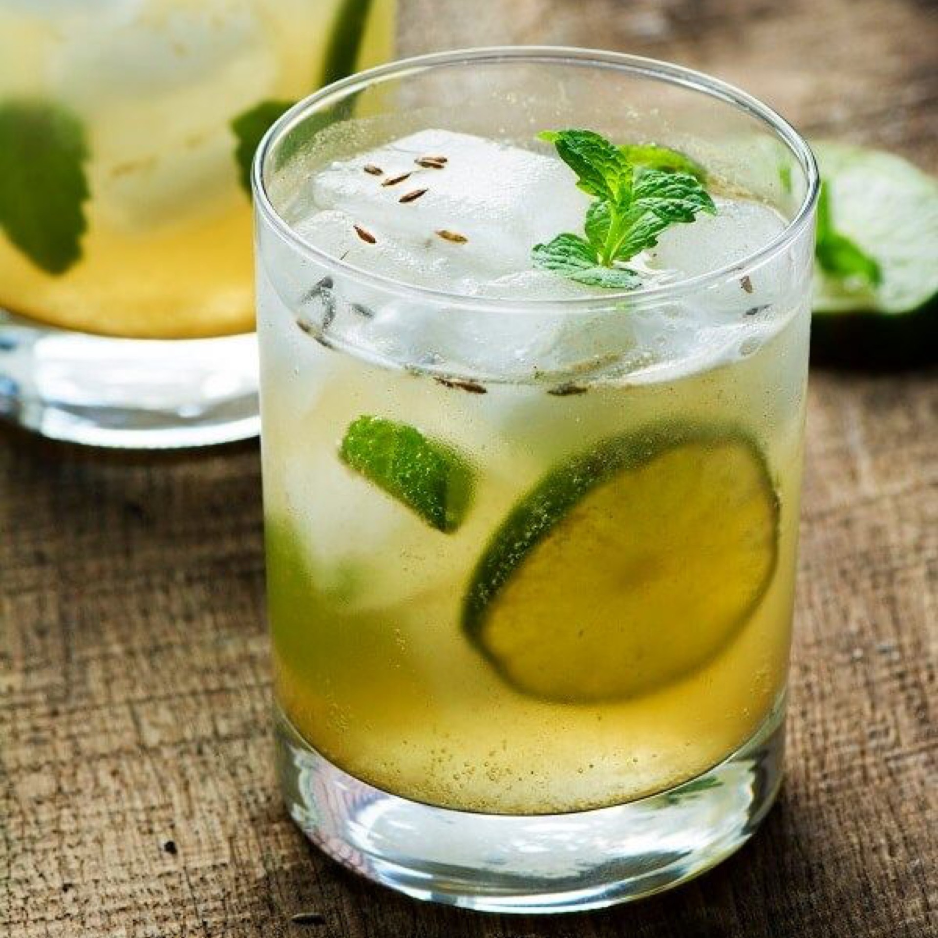 Nimbu Laid aka Ginger Mint Limeade....