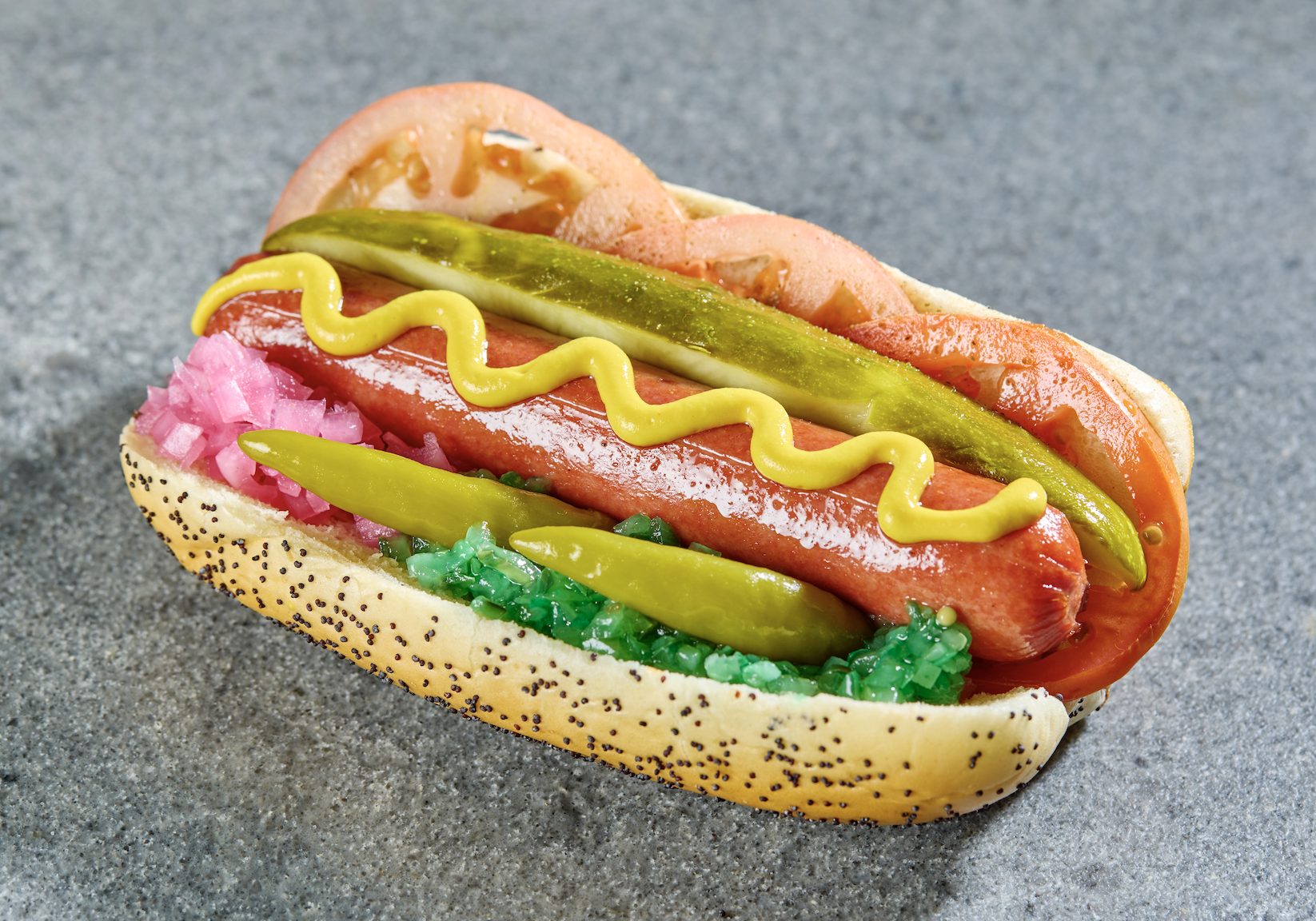 Chicago Style Hot Dog.