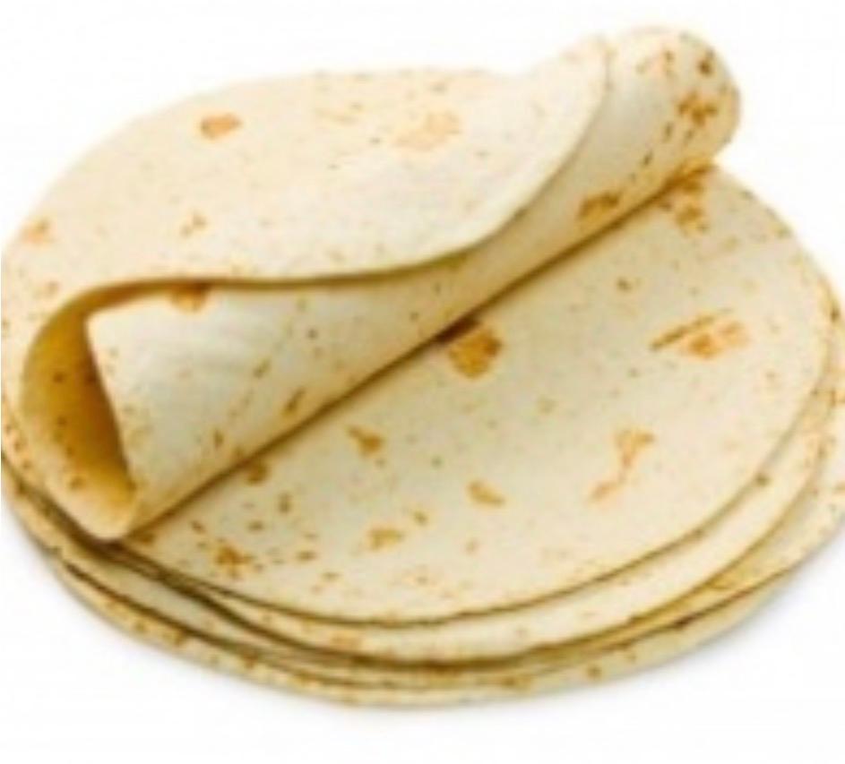 4 flour tortillas.