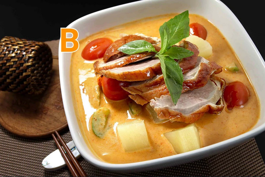 B. Roast Duck in Red Curry.
