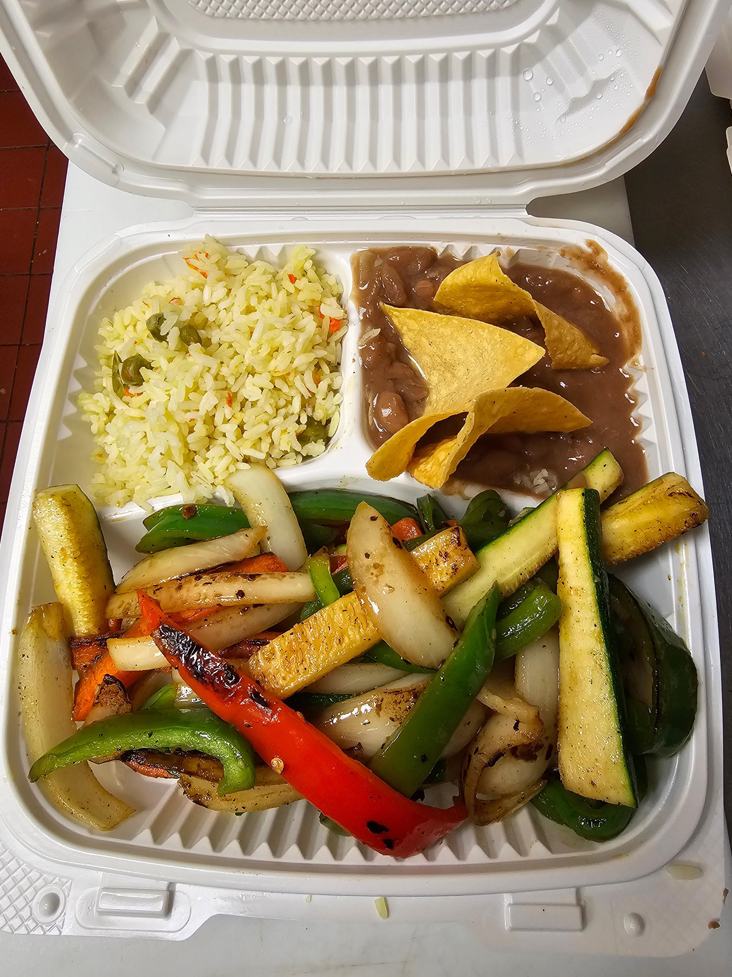 Veggie Fajitas.