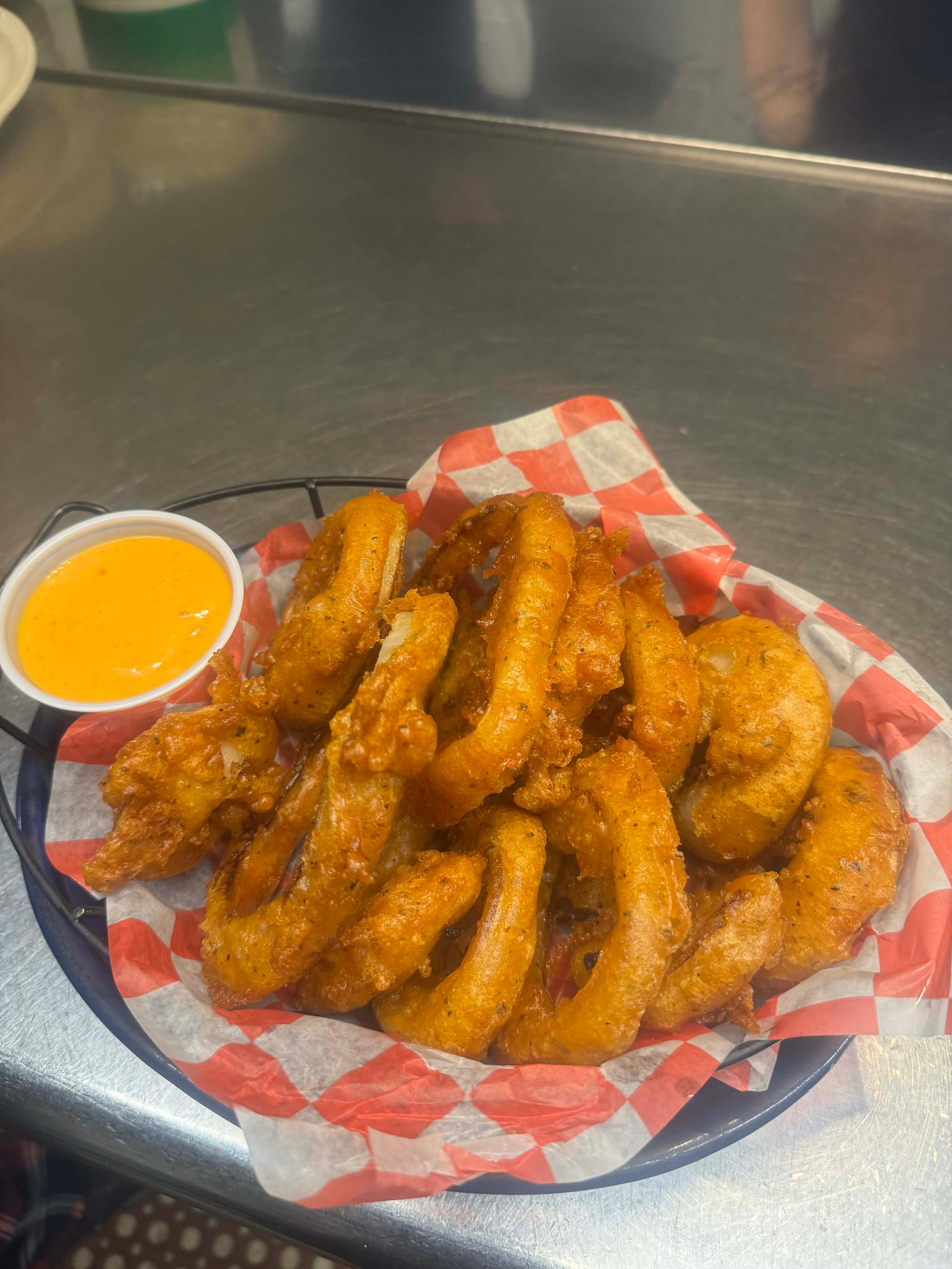 Onion Rings Homemade.