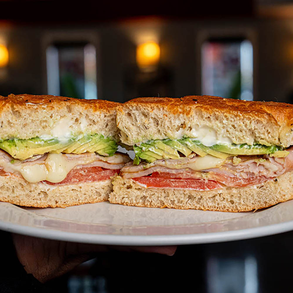 Turkey Melt Sandwich.