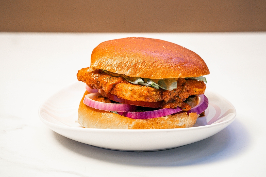 Royal Paneer Burger.