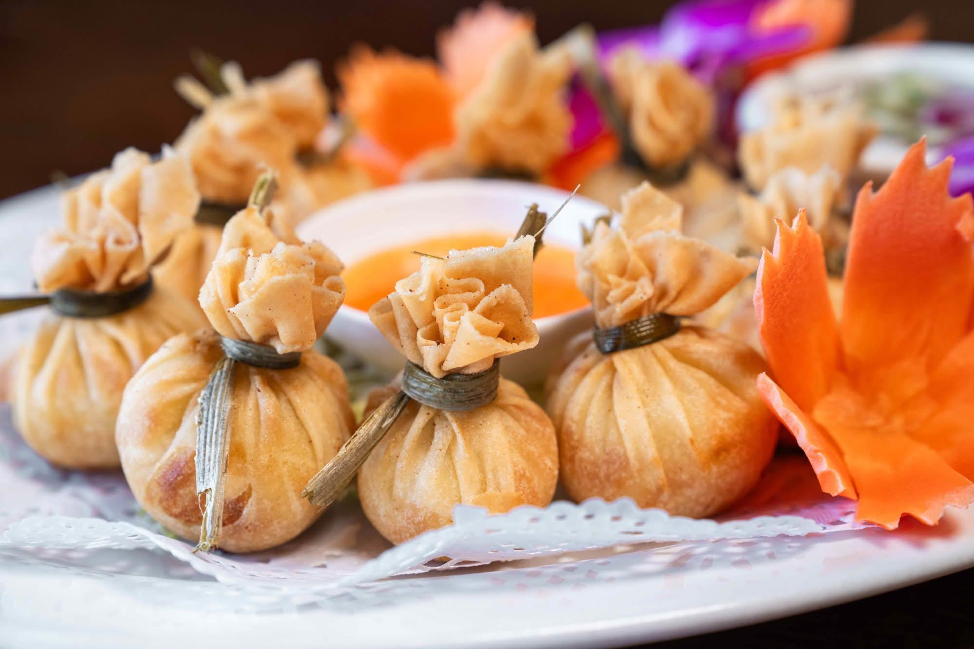 Golden Flower Pastries.