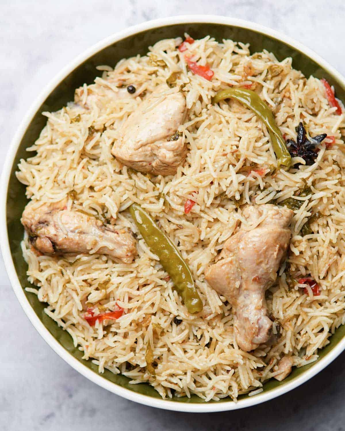 Chicken Palav Wknd Only.