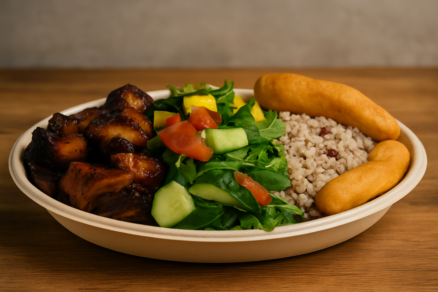 Small Jerk Pork.