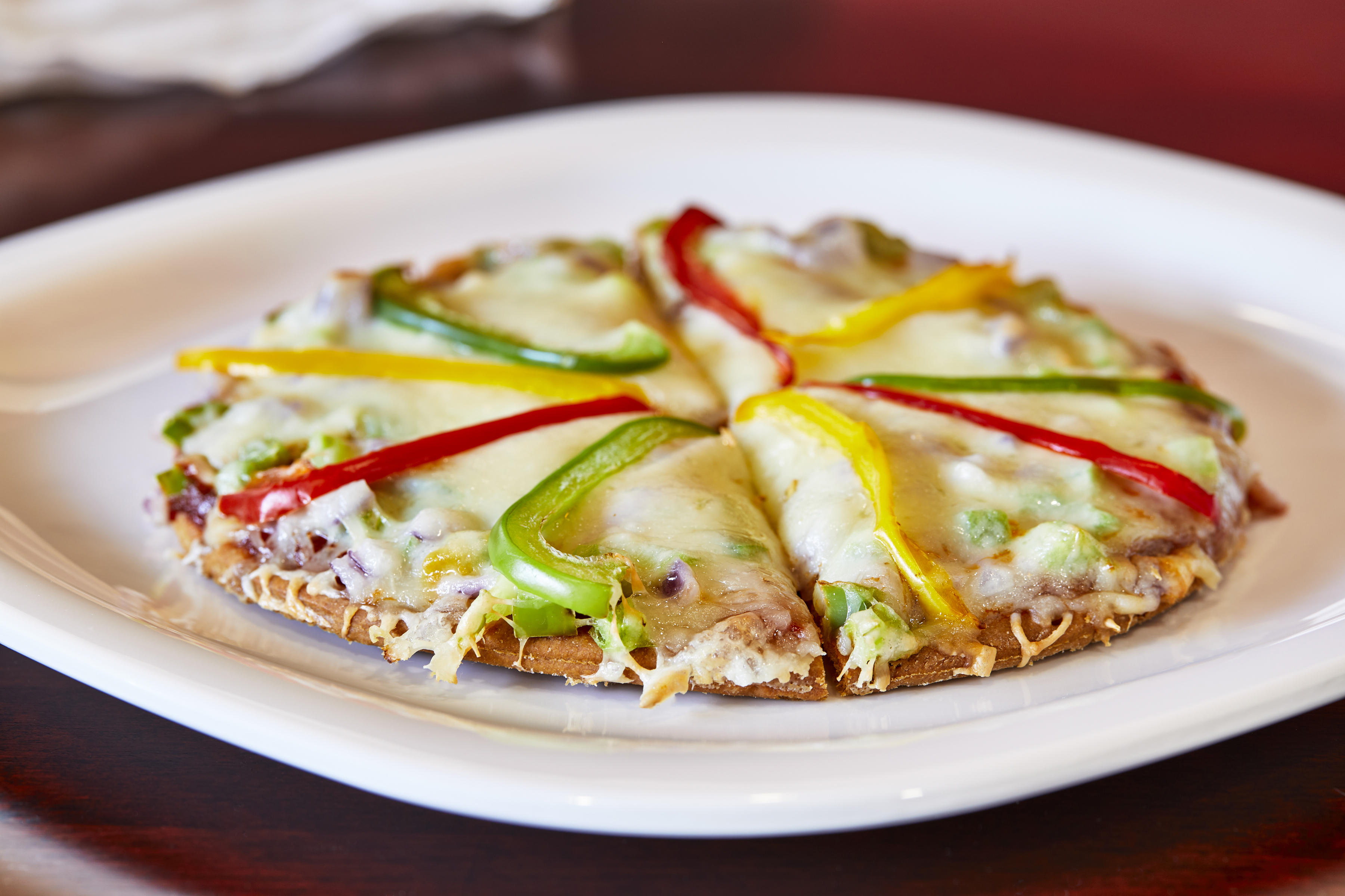Indian Style Bhakri Pizza.