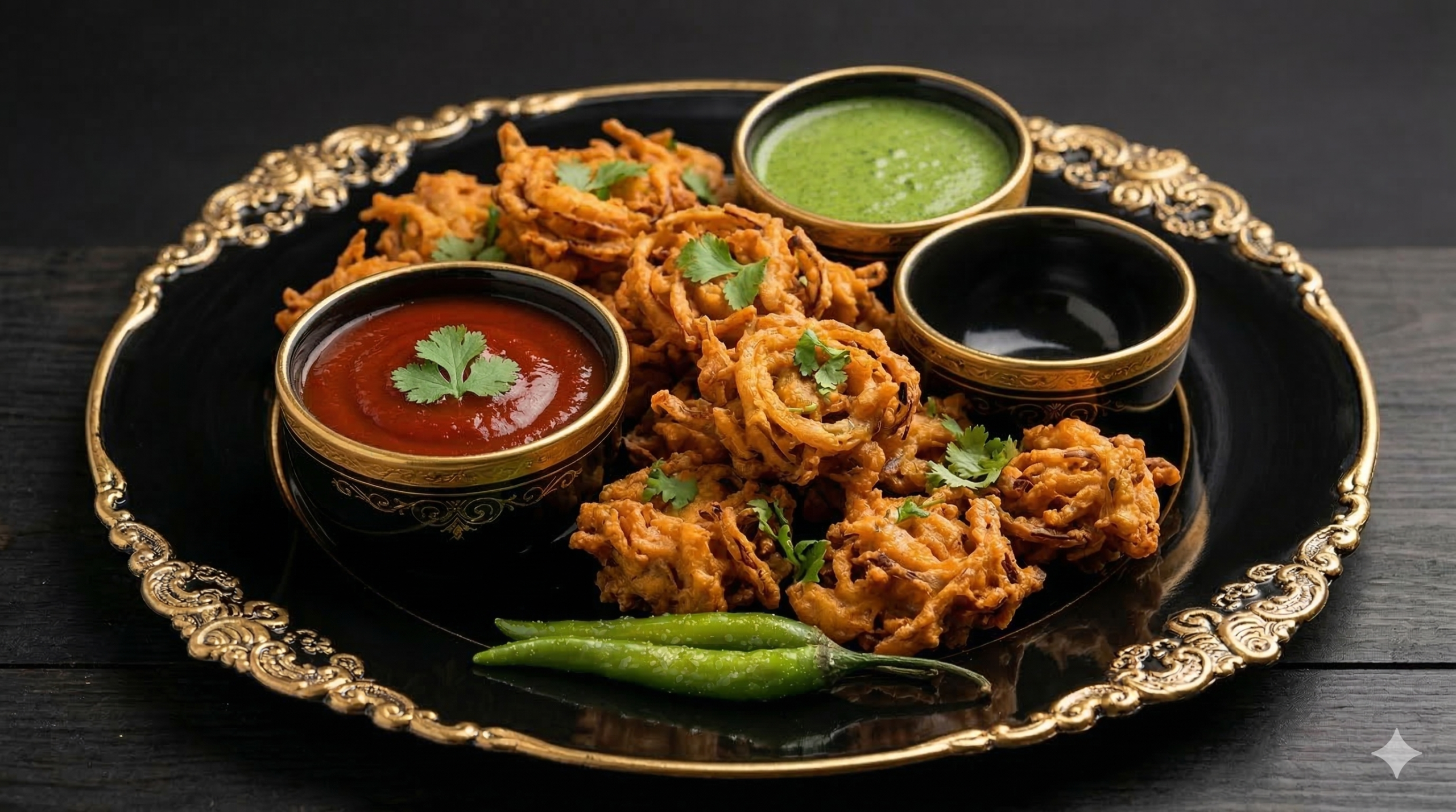 Onion Pakora.